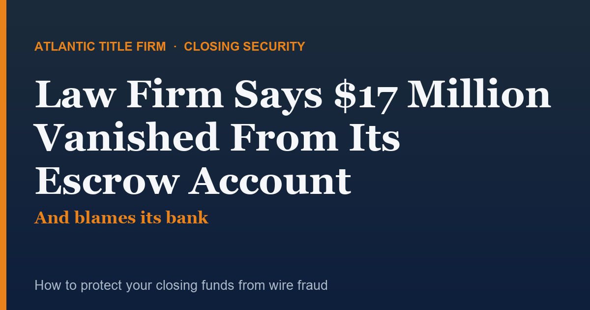 Rabideau Klein Escrow Lawsuit